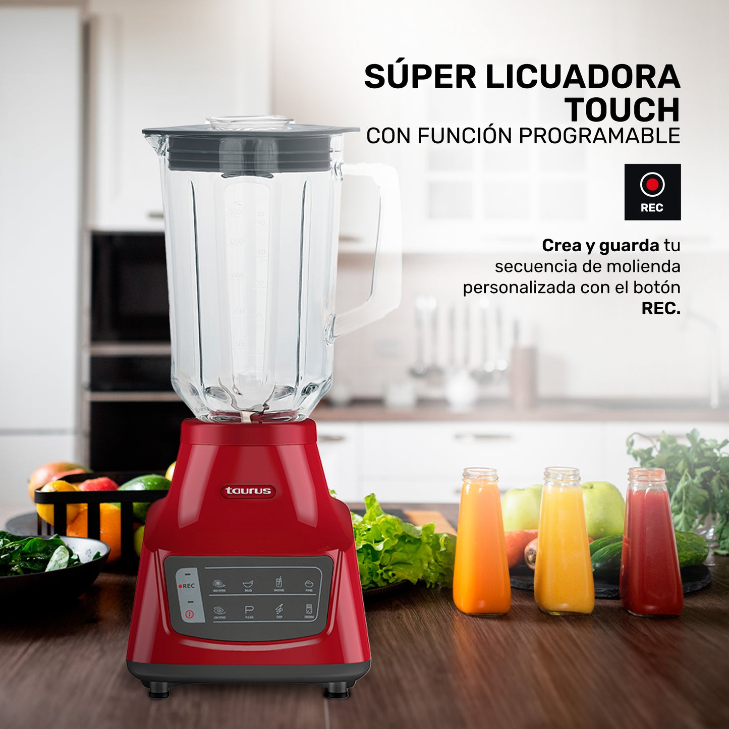 LICUADORA GRANDEUR TOUCH REC