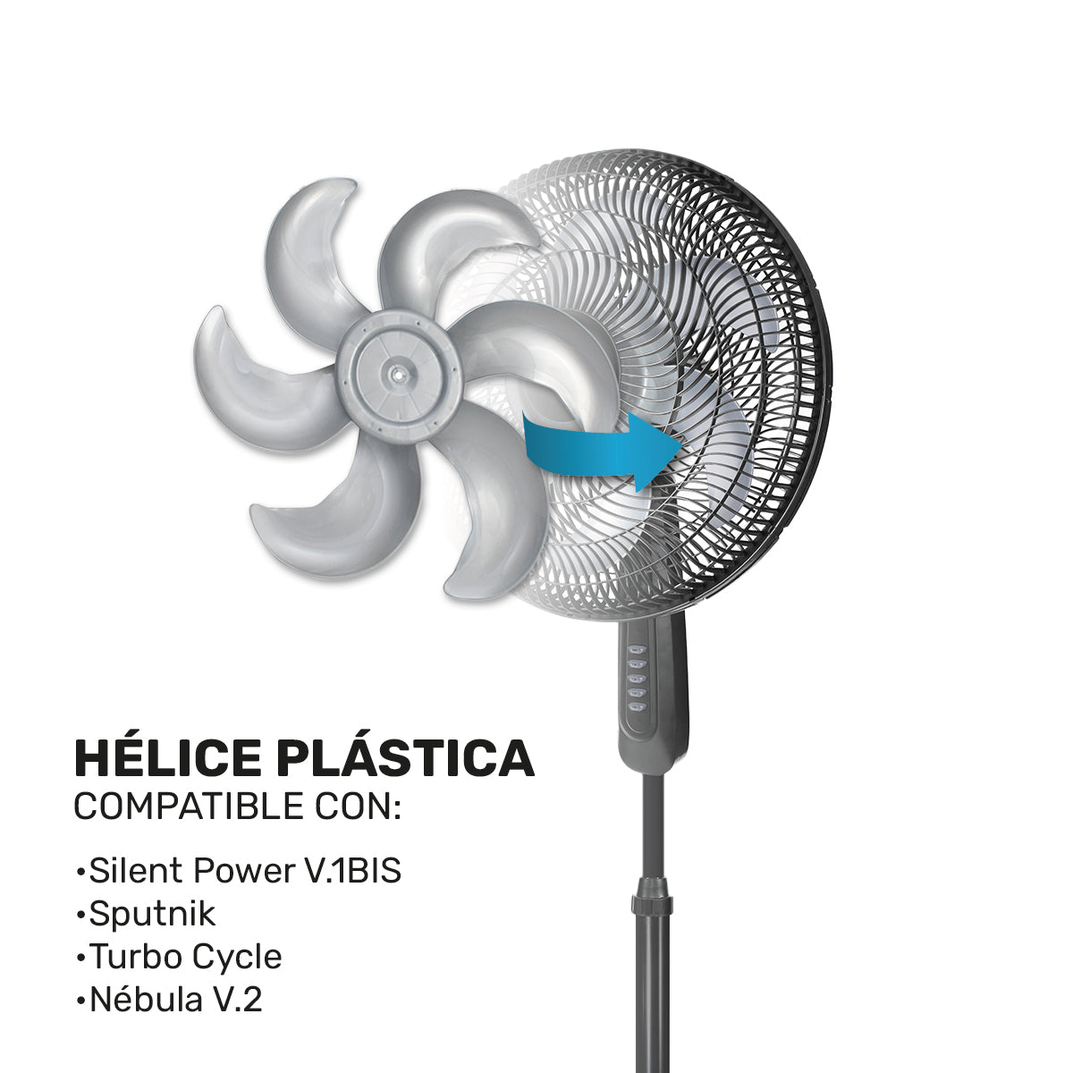 Hélice plástica silent power