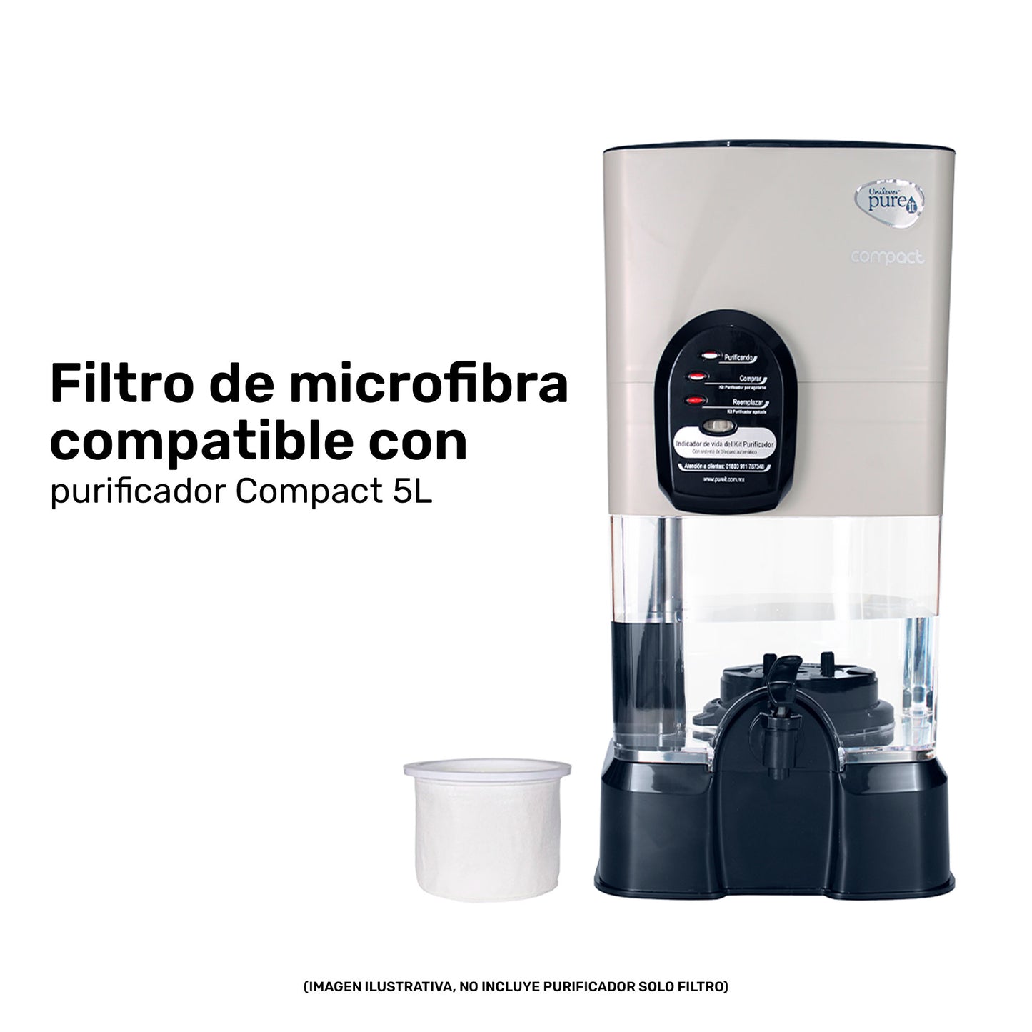 FILTRO DE MICROFIBRA PARA MODELO COMPACT