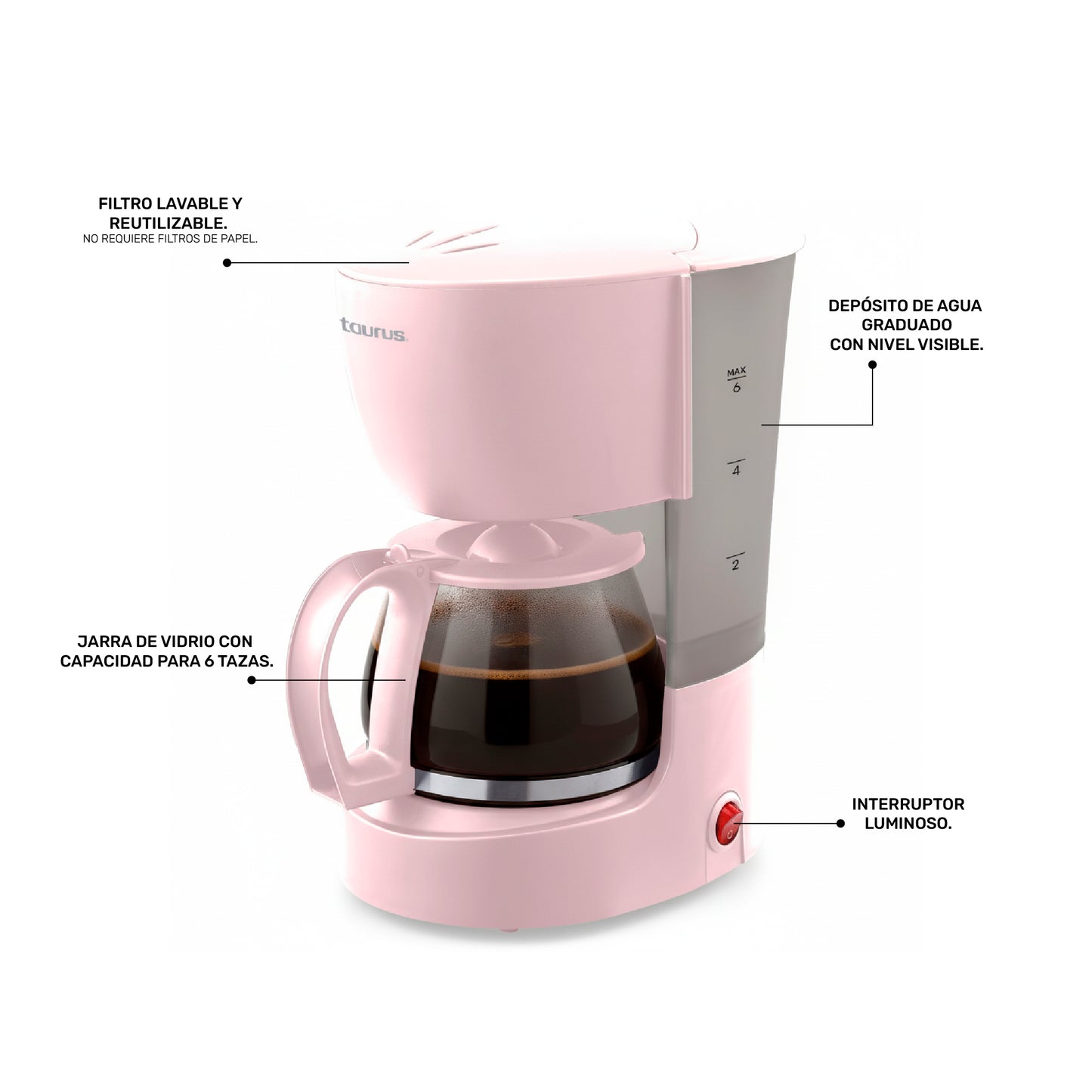 Cafetera CoffeeMax 6 Ribbon