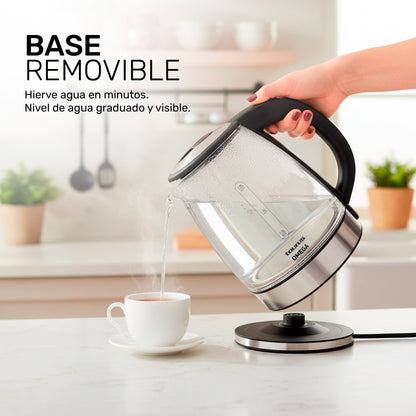 Hervidor de vidrio Omega (ver. i ter)