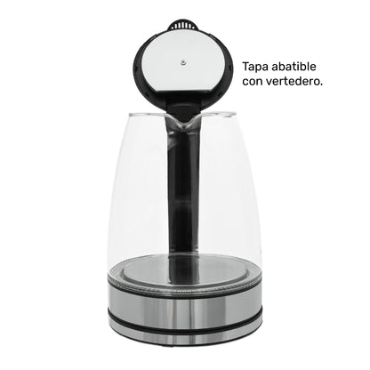 Hervidor de vidrio Omega (ver. i ter)