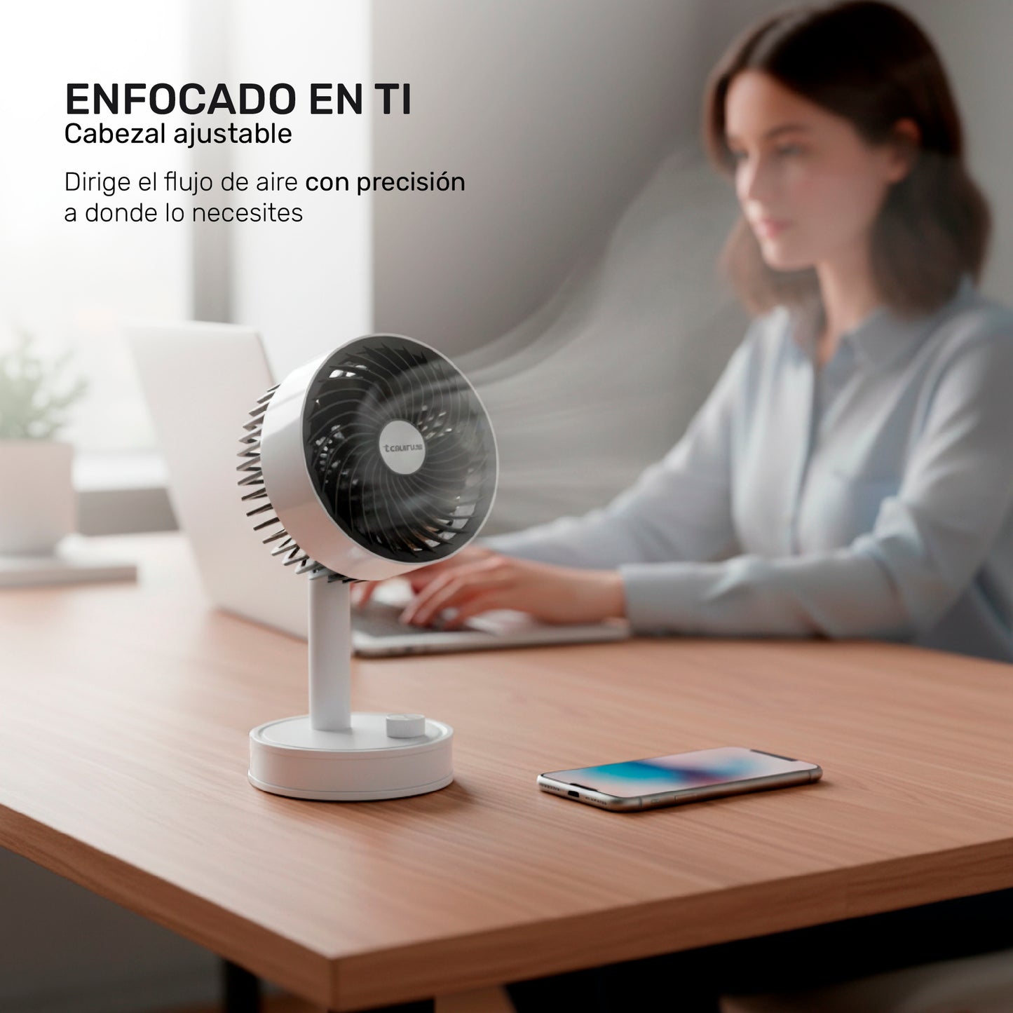 Ventilador de Escritorio Recargable POCKET 6”