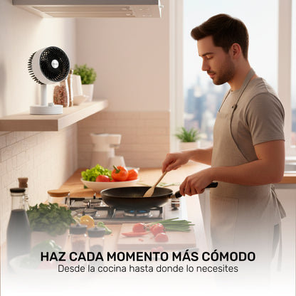 Ventilador de Escritorio Recargable POCKET 6”