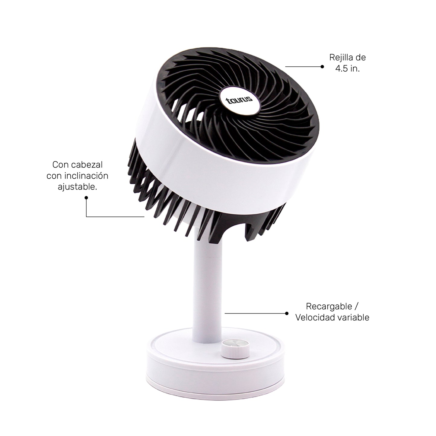 Ventilador de Escritorio Recargable POCKET 6”