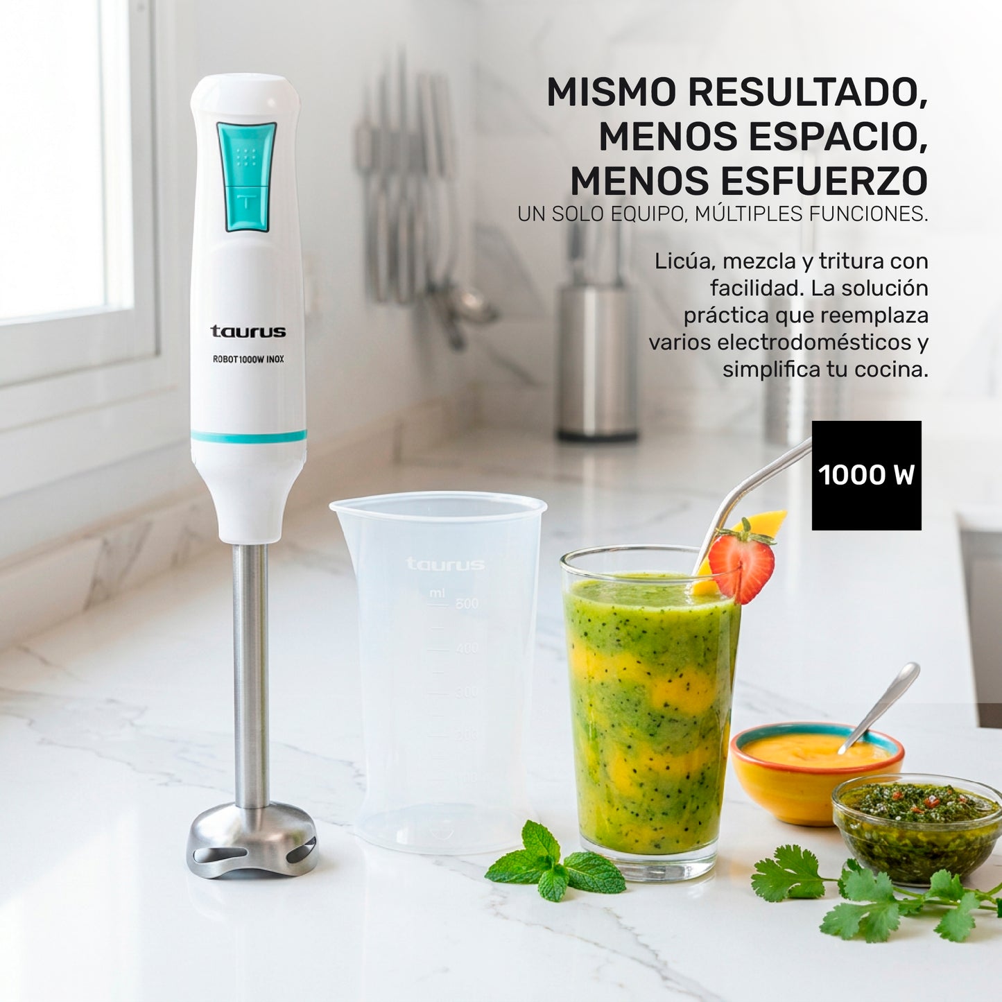 Batidora de inmersión Robot 1000 inox