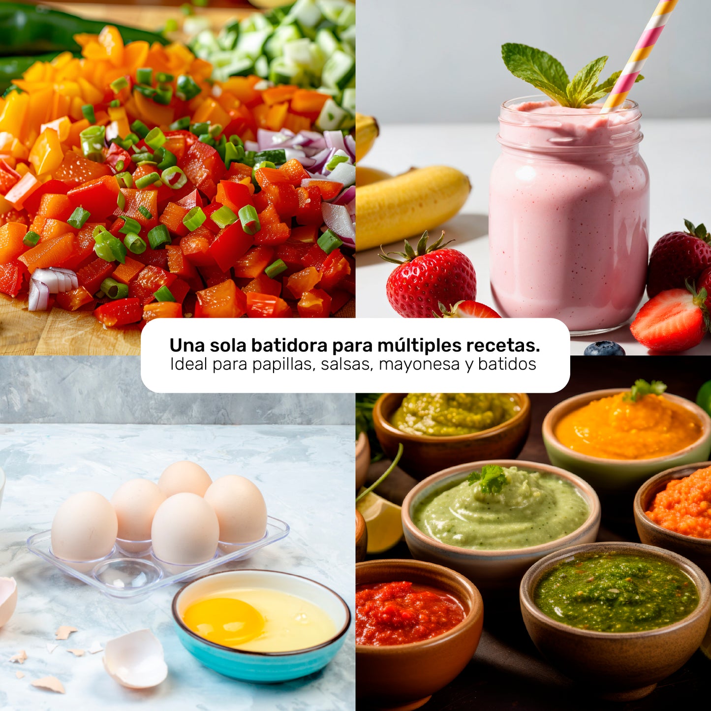 Batidora de inmersión robot 750 plastic