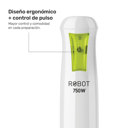 Batidora de inmersión robot 750 plastic
