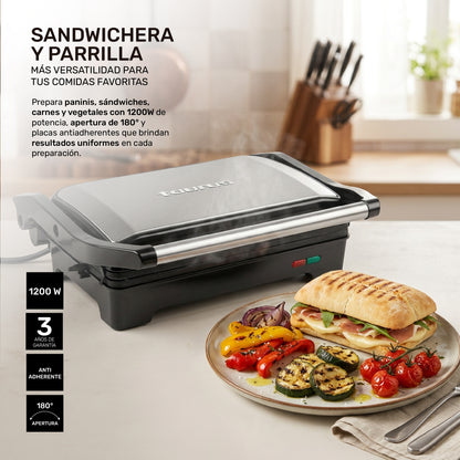 Sandwichera y Parrilla tostaro