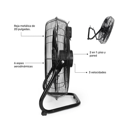 Ventilador Industrial Flash 20"