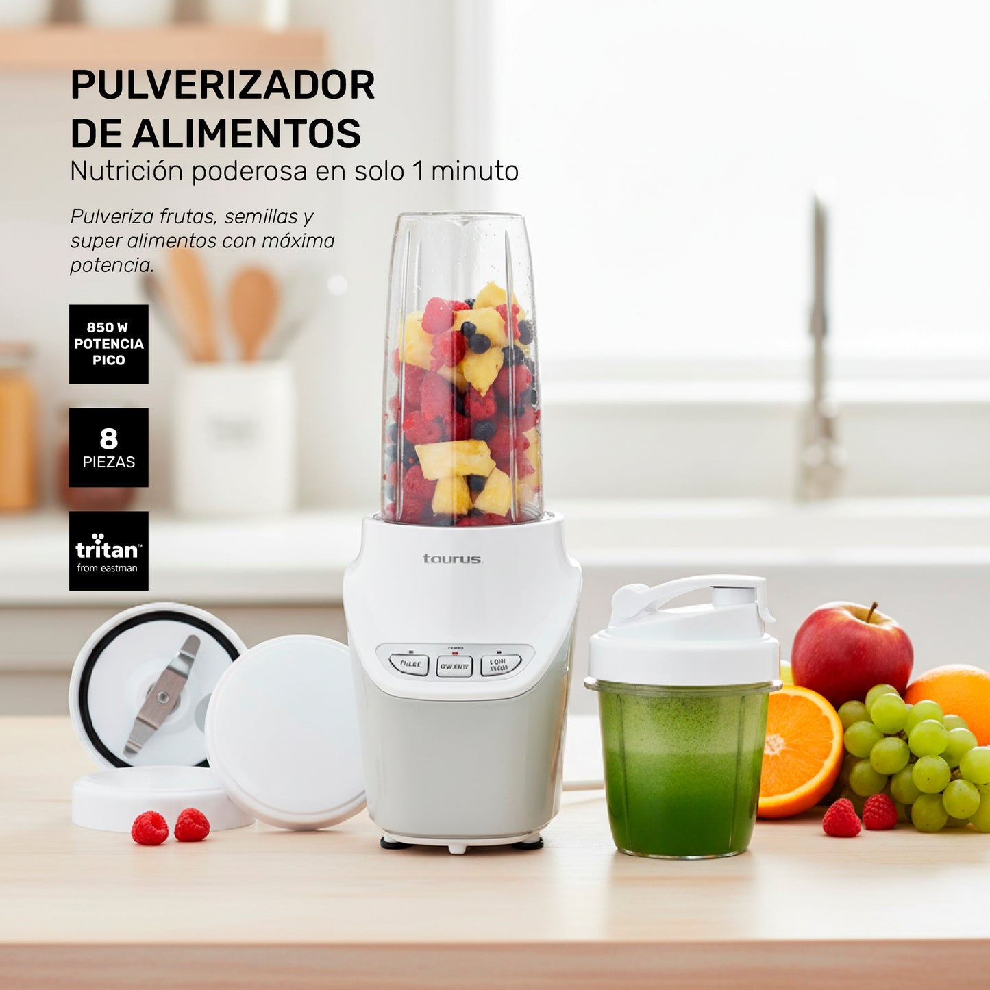 Pulverizador de alimentos Natural Green V2