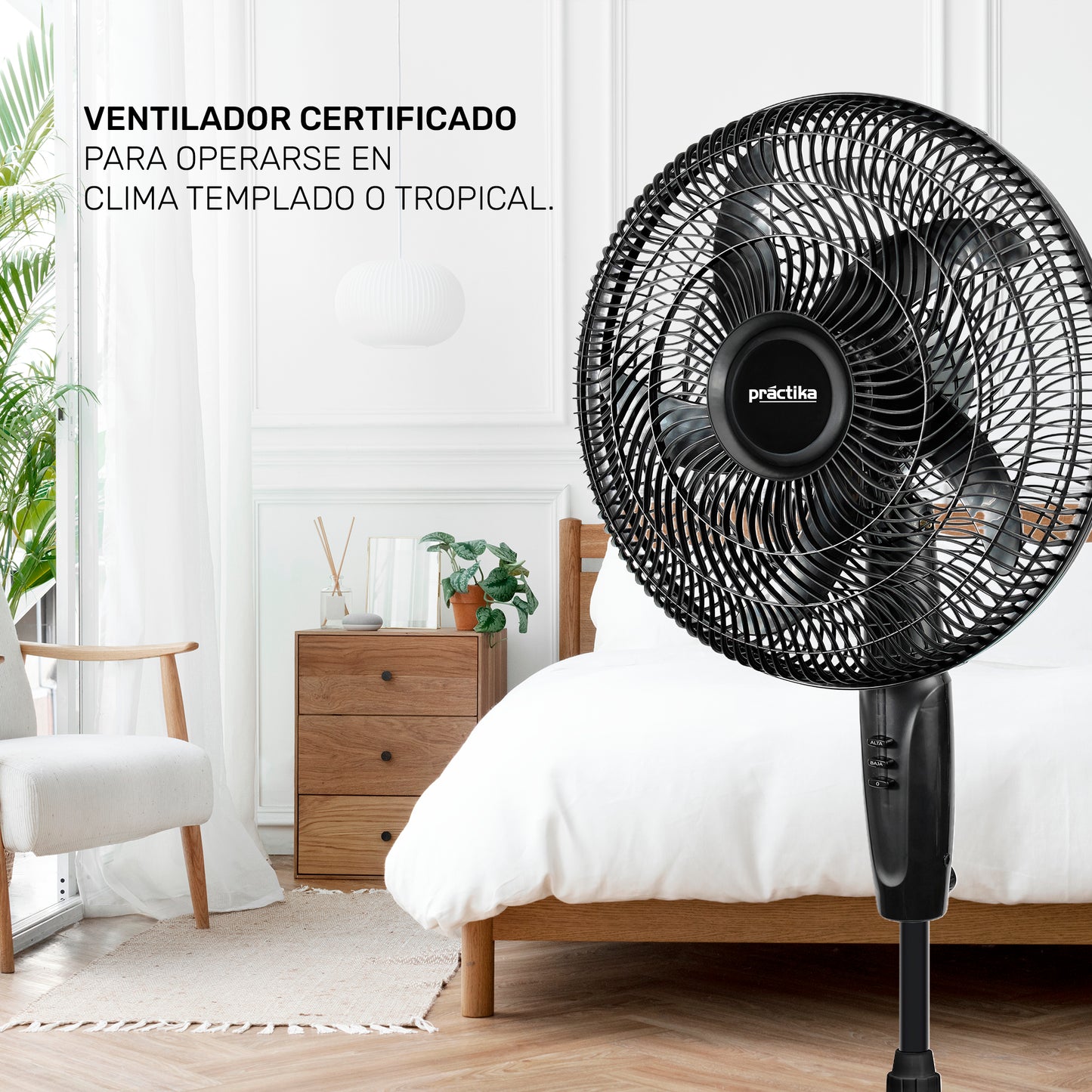 Ventilador de pedestal practika 16