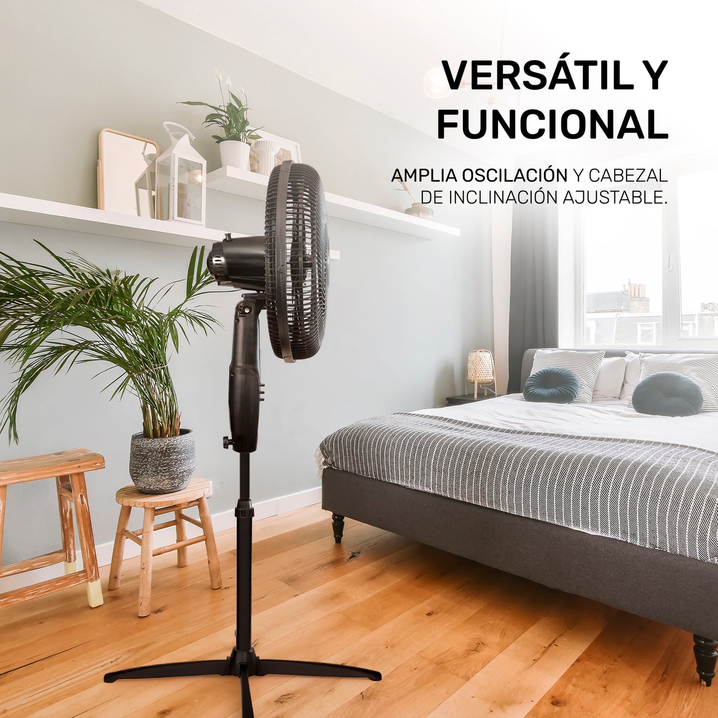 Ventilador de pedestal practika 16