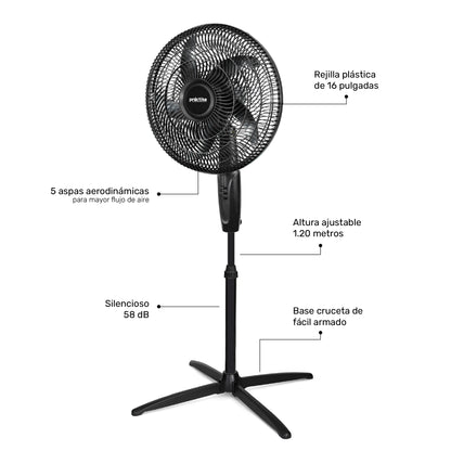 Ventilador de pedestal PRKT-16