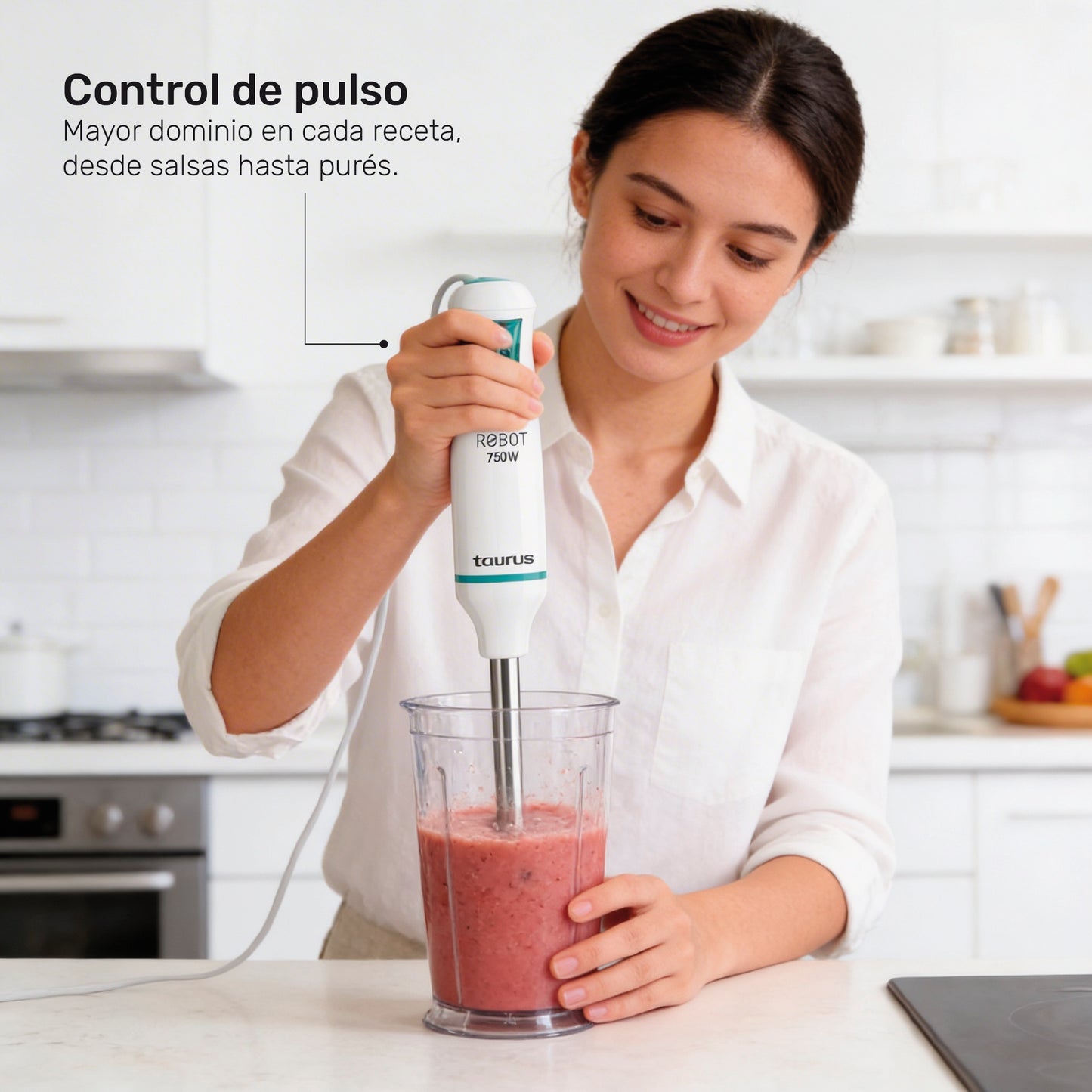 Batidora de inmersión Robot Inox 750